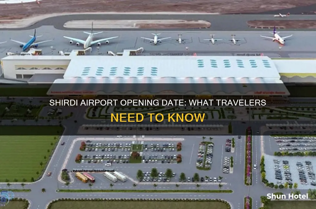 when is shirdi airport opening