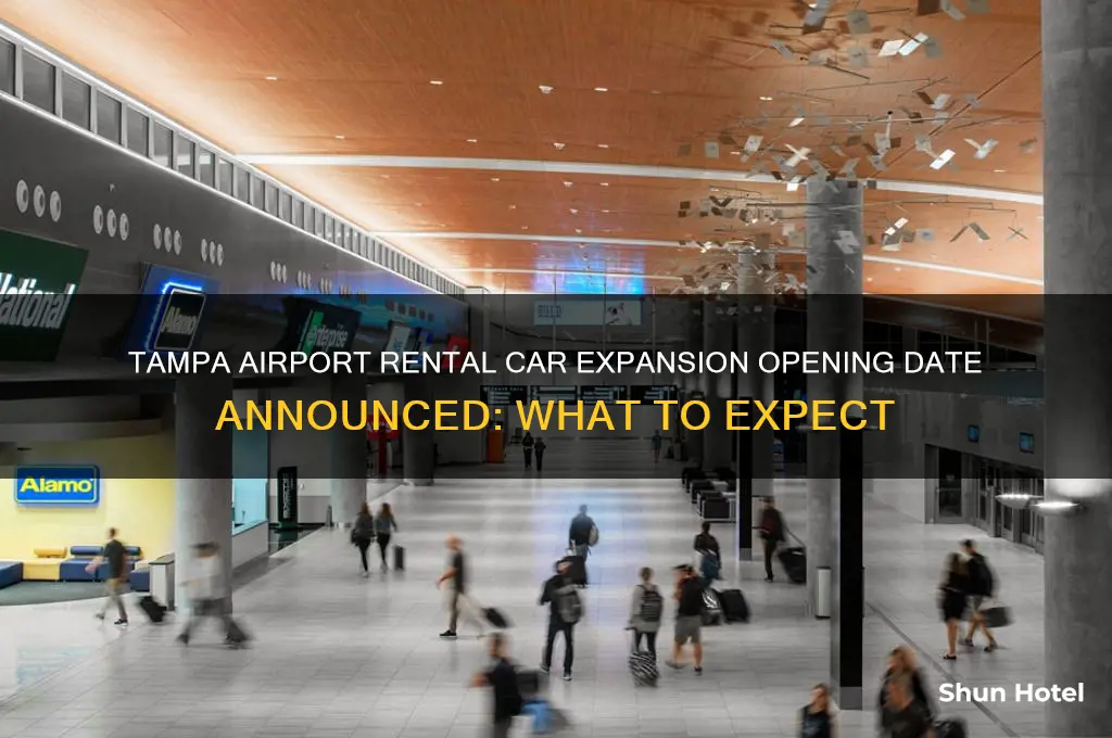 when is tampa airport rental car expansion open