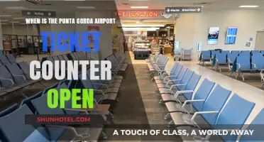 Punta Gorda Airport Ticket Counter Hours: When to Arrive