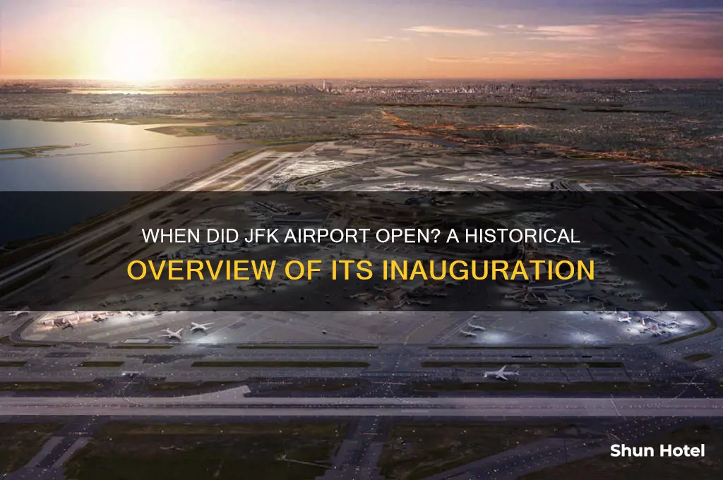 when jfk airport open