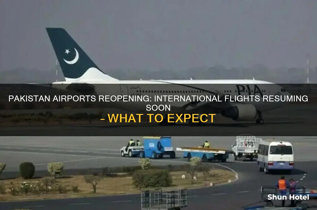 when pakistan airport will open for international flights