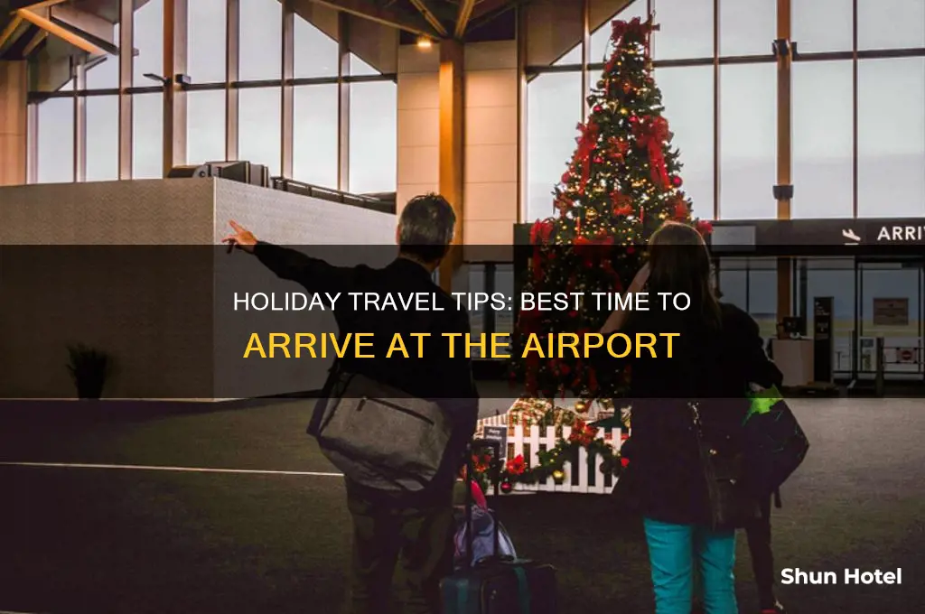 when should i get to the airport during holidays