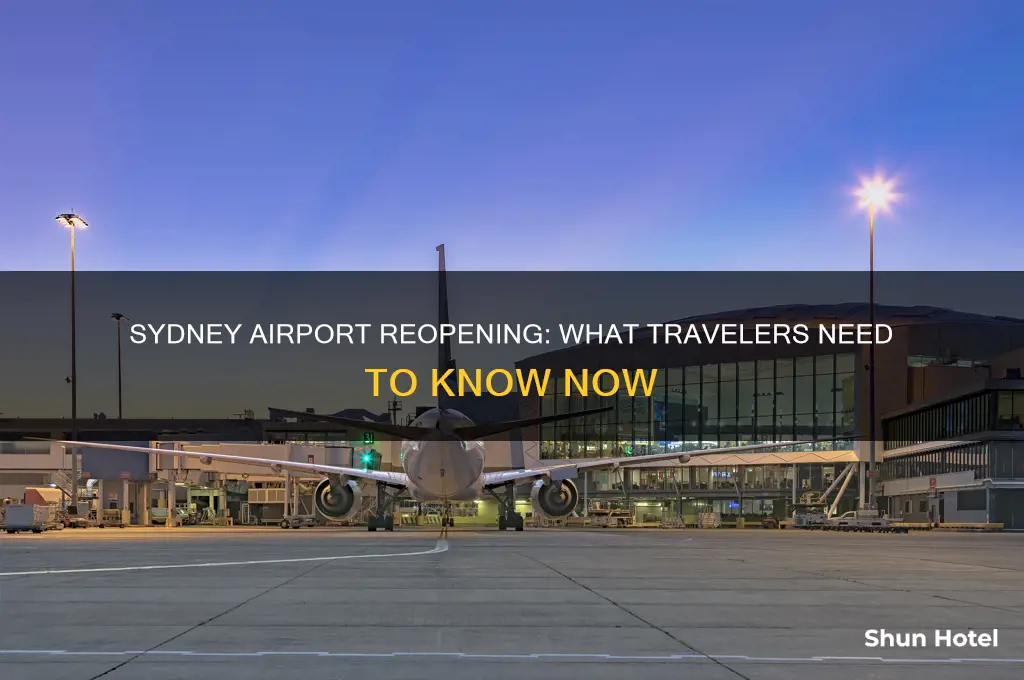 when sydney airport will open