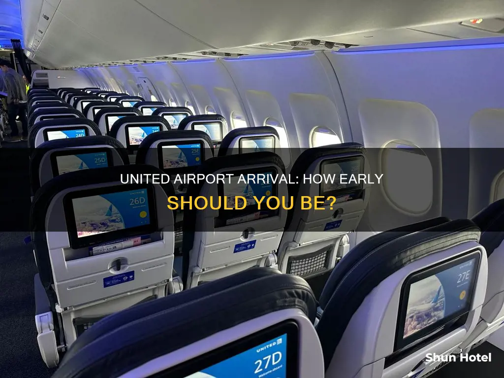 when to arrive at airport united