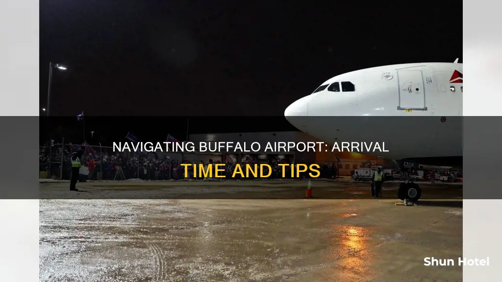 when to arrive at buffalo airport