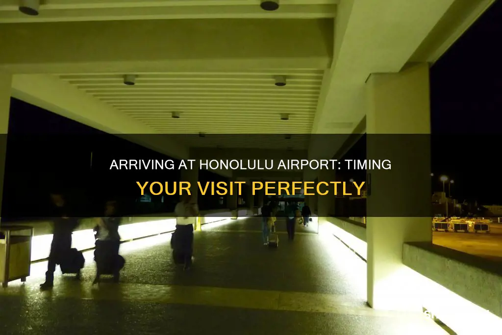 when to arrive at honolulu airport