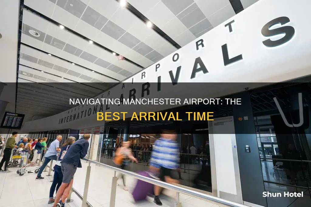 when to arrive at manchester airport