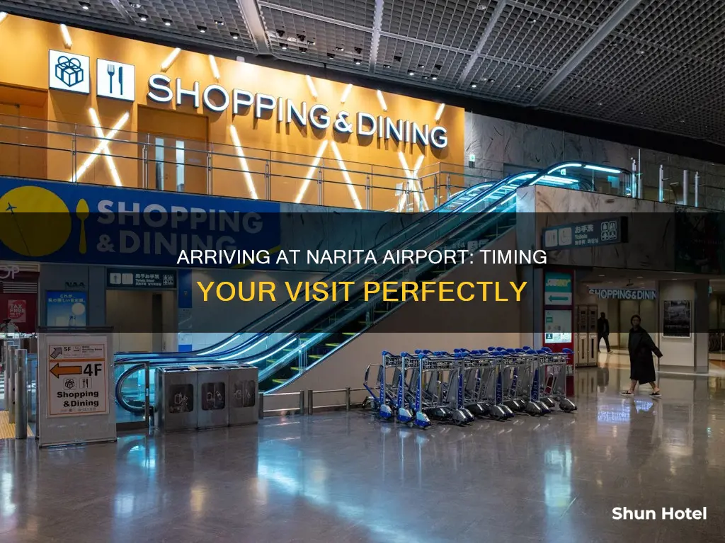 when to arrive at narita airport