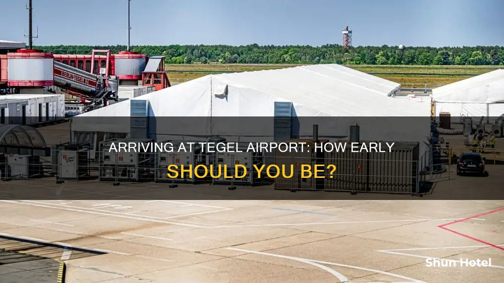 when to arrive at tegel airport