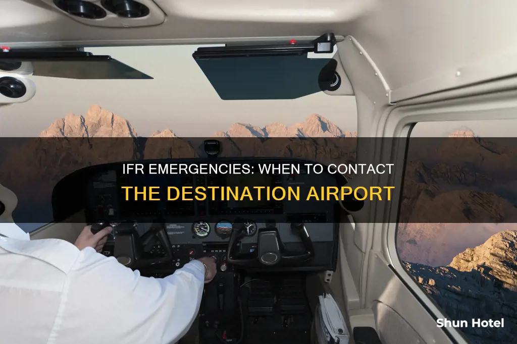 when to contact destination airport ifr
