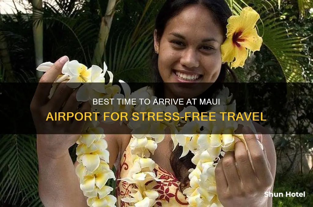 when to get to maui airport