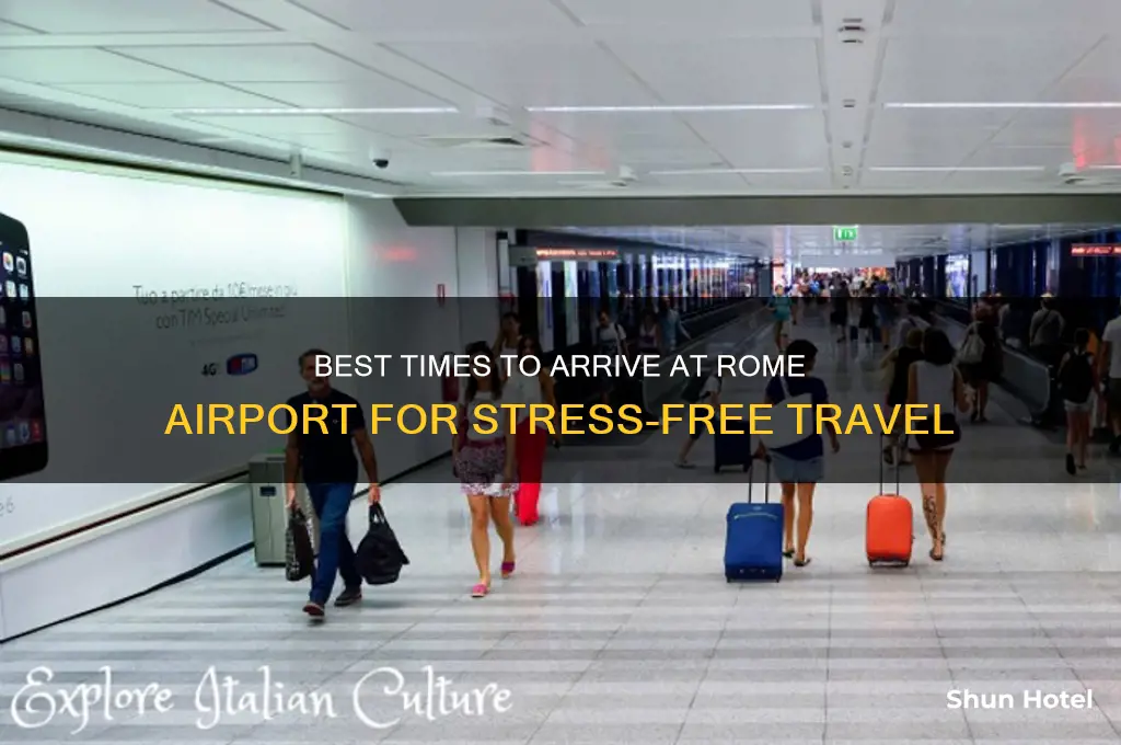 when to get to rome airport