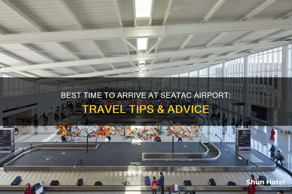 when to get to seatac airport