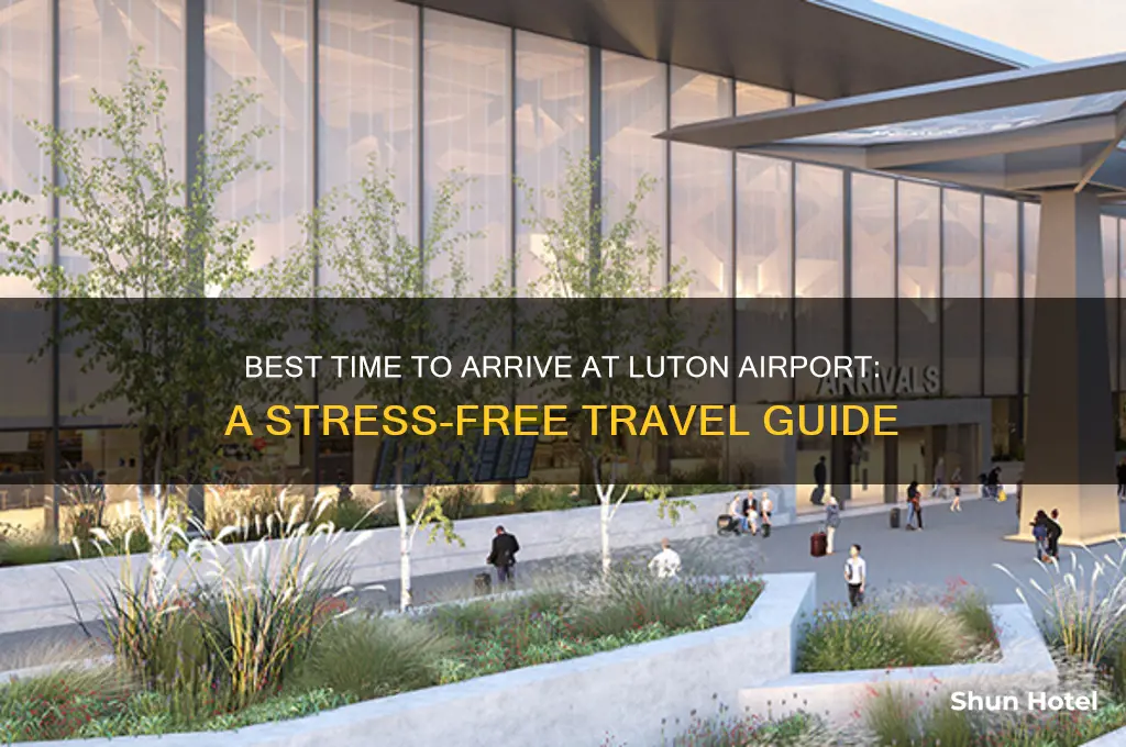 when to get to the airport luton