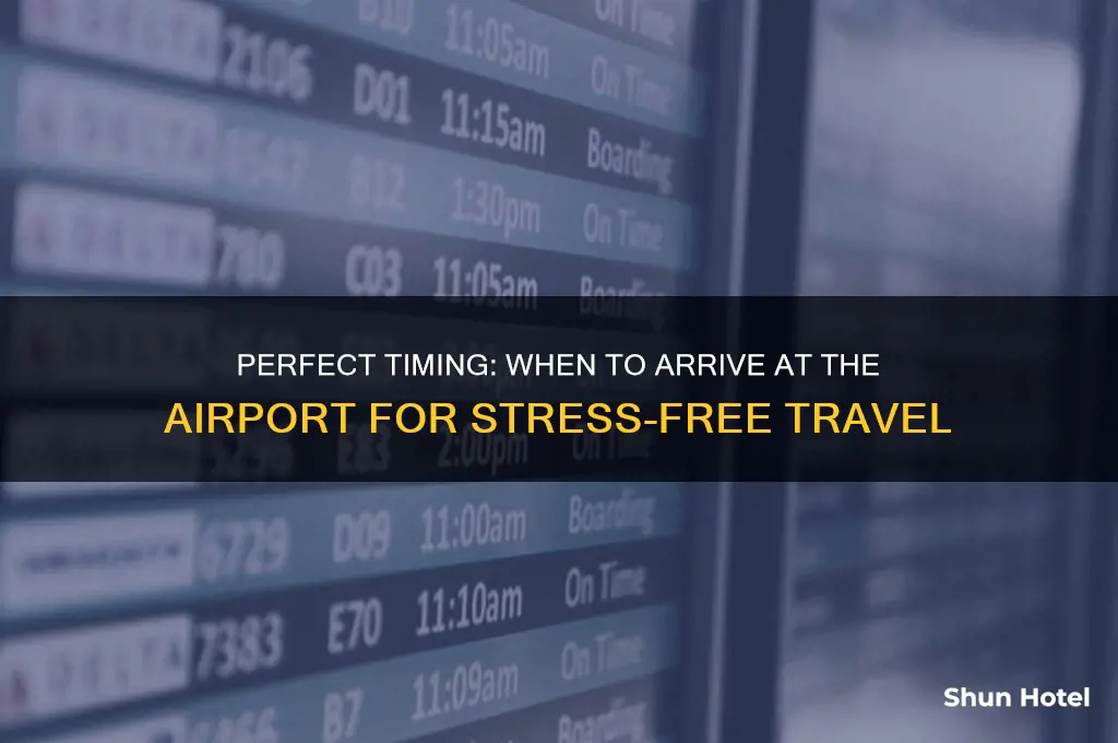 when to get tp airport
