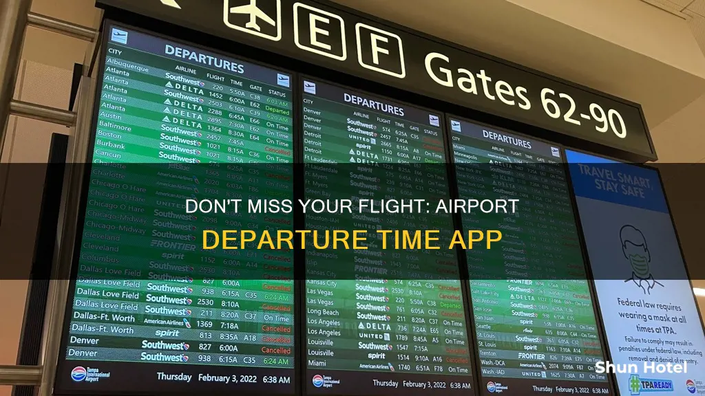 when to leave for airport app