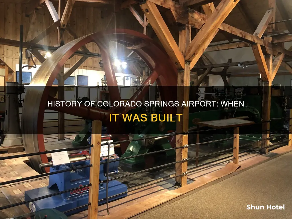 when was colorado springs airport built