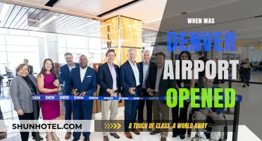 Denver Airport's Grand Opening: A Historical Journey and Key Dates