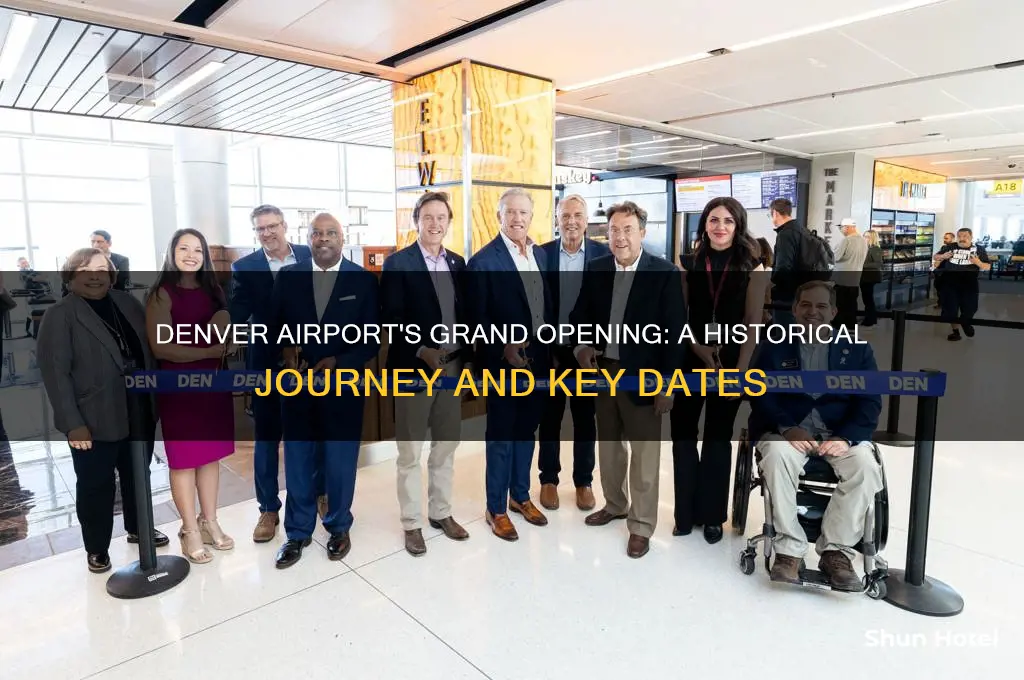 when was denver airport opened