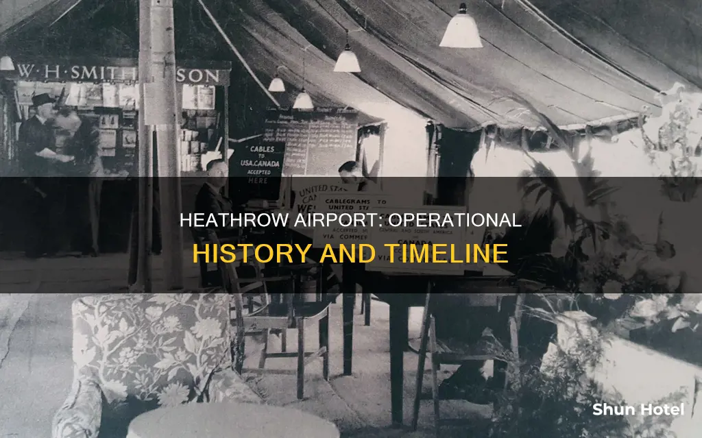 when was heathrow airport become operational