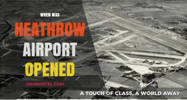 Heathrow Airport's Historic Opening: A Journey Through Time