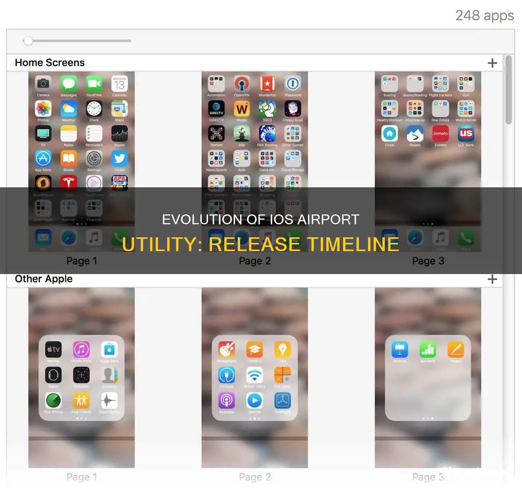 when was ios airport utility released