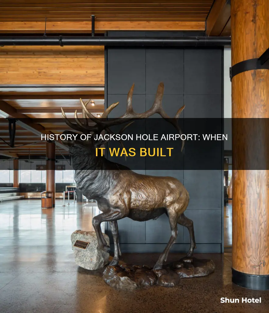 when was jackson hole airport built