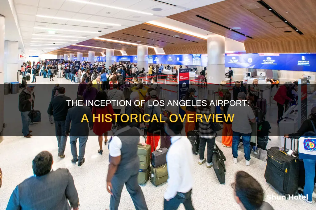 when was los angeles airport established