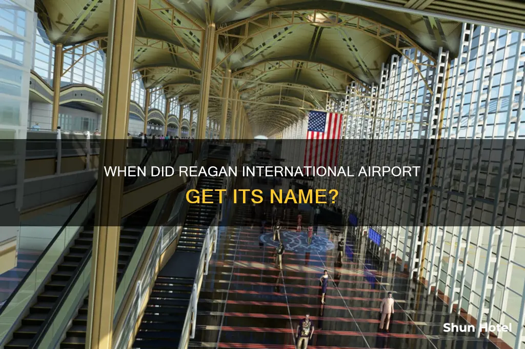 when was reagan international airport named