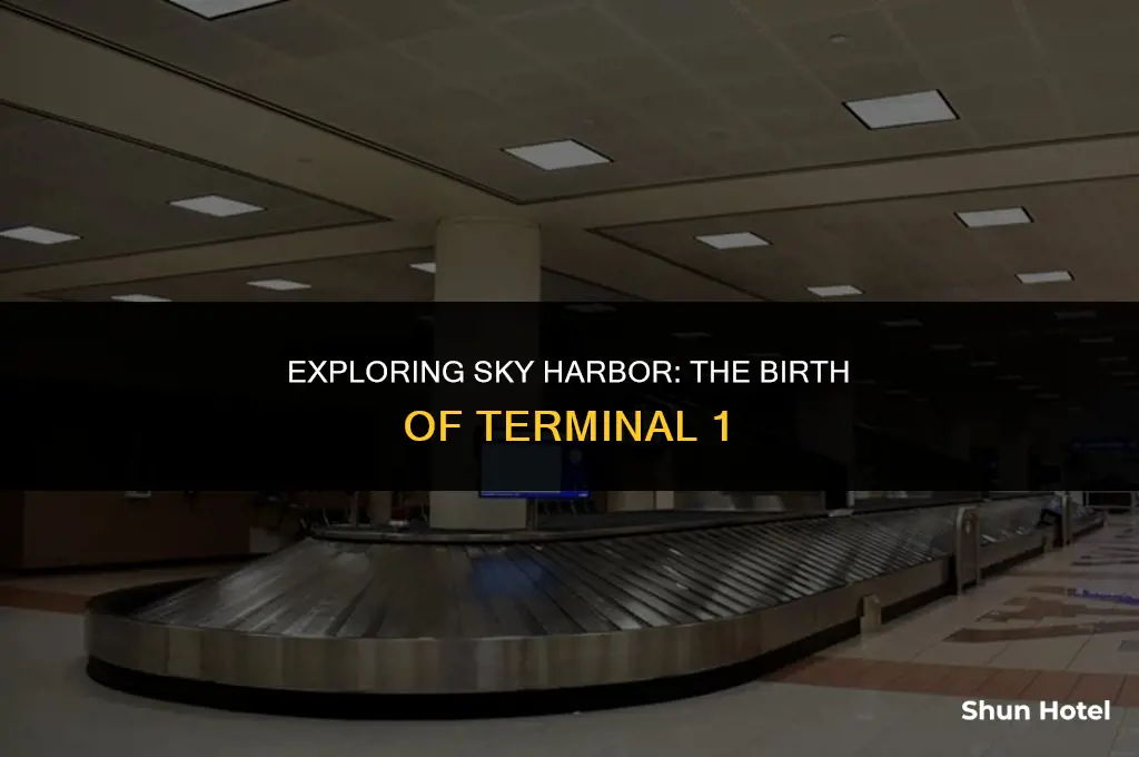 when was terminal 1 built at sky harbor airport