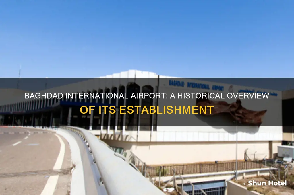 when was the baghdad international airport