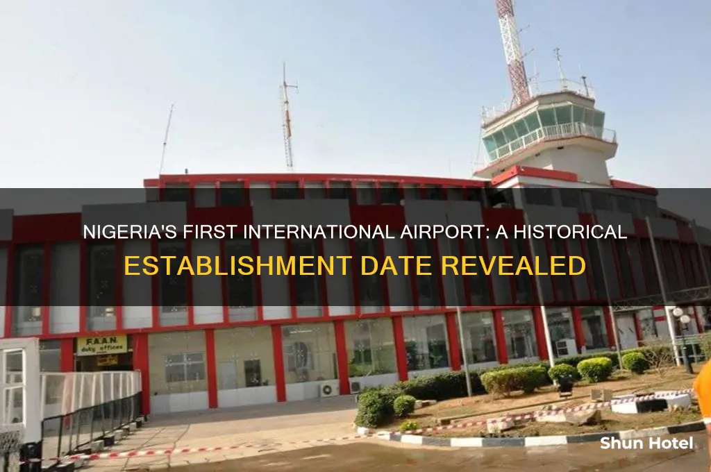 when was the first international airport established in nigeria