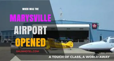 Marysville Airport's Opening: A Historical Overview of Its Inauguration