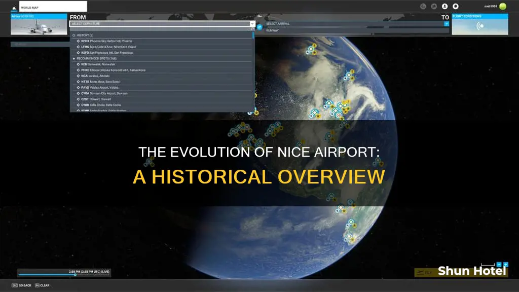 when was the nice airport built
