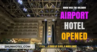 Orlando Airport Hotel: A Look at Its Opening Year and History