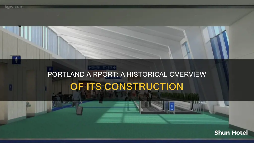 when was the portland airport built