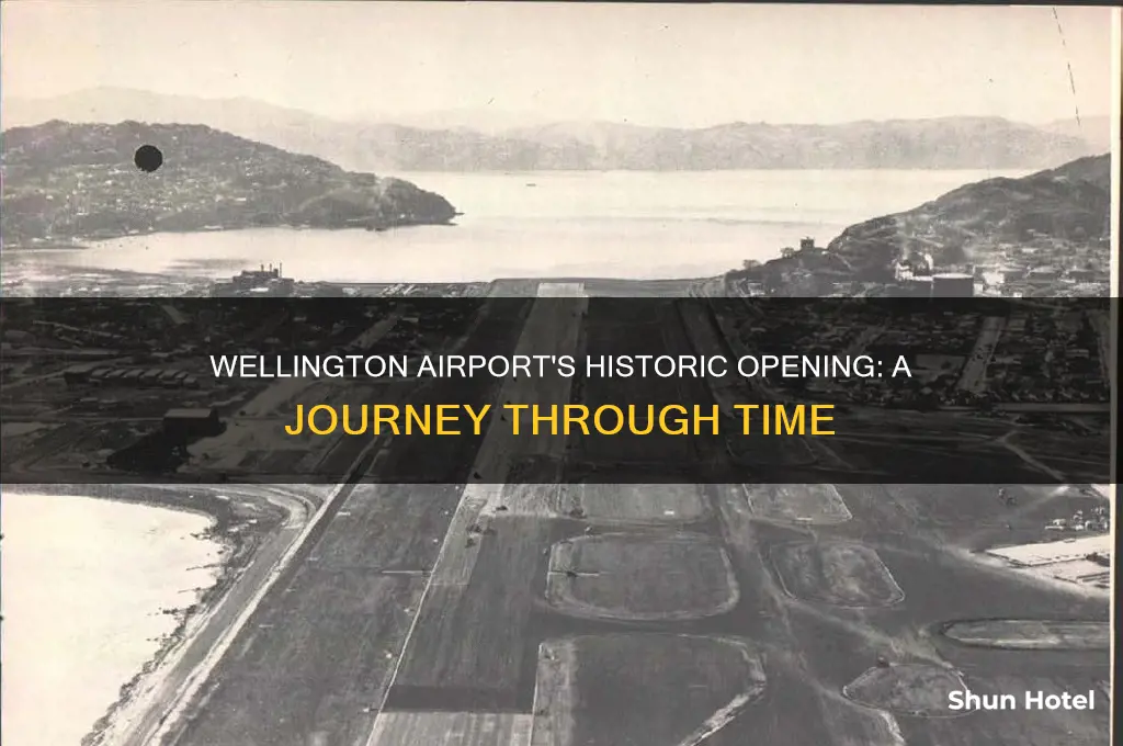 when was wellington airport opened