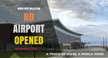 Discovering the History: When Did Williston, ND Airport Open?