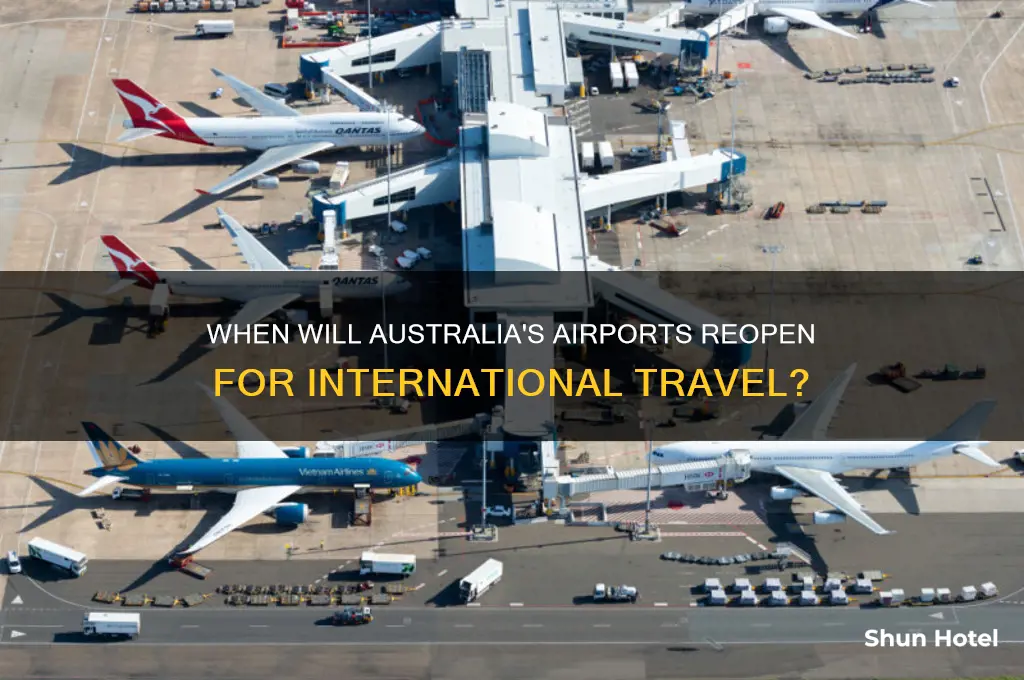 when will airports open in australia