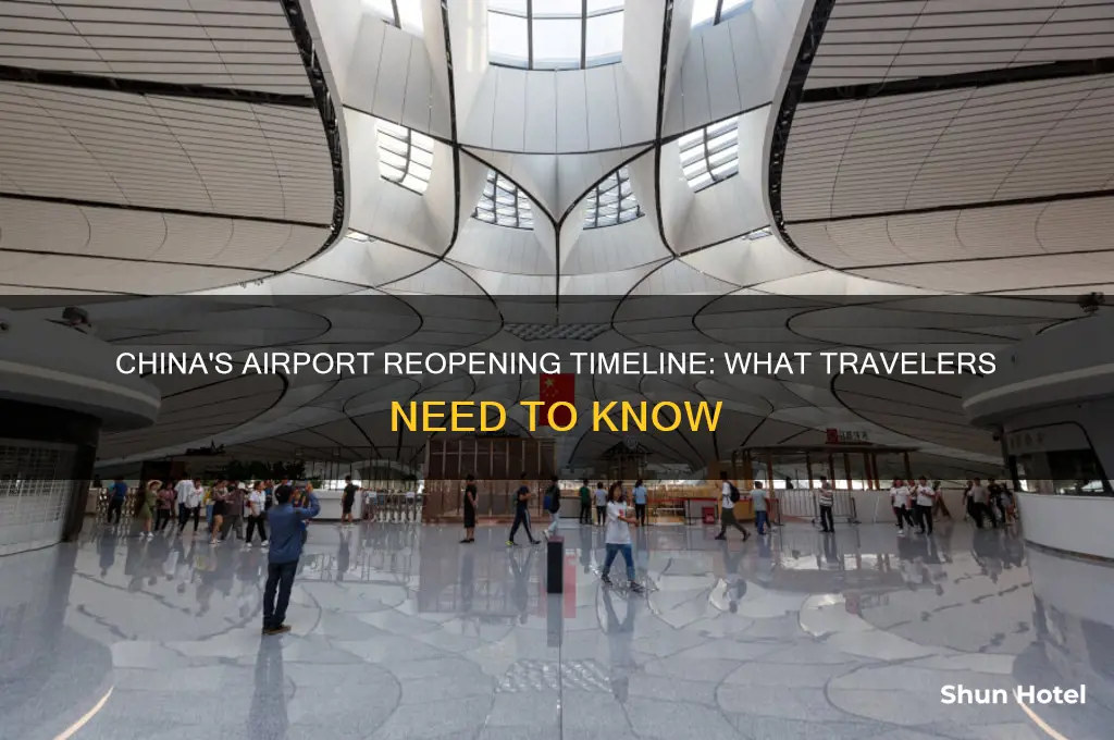 when will airports open in china