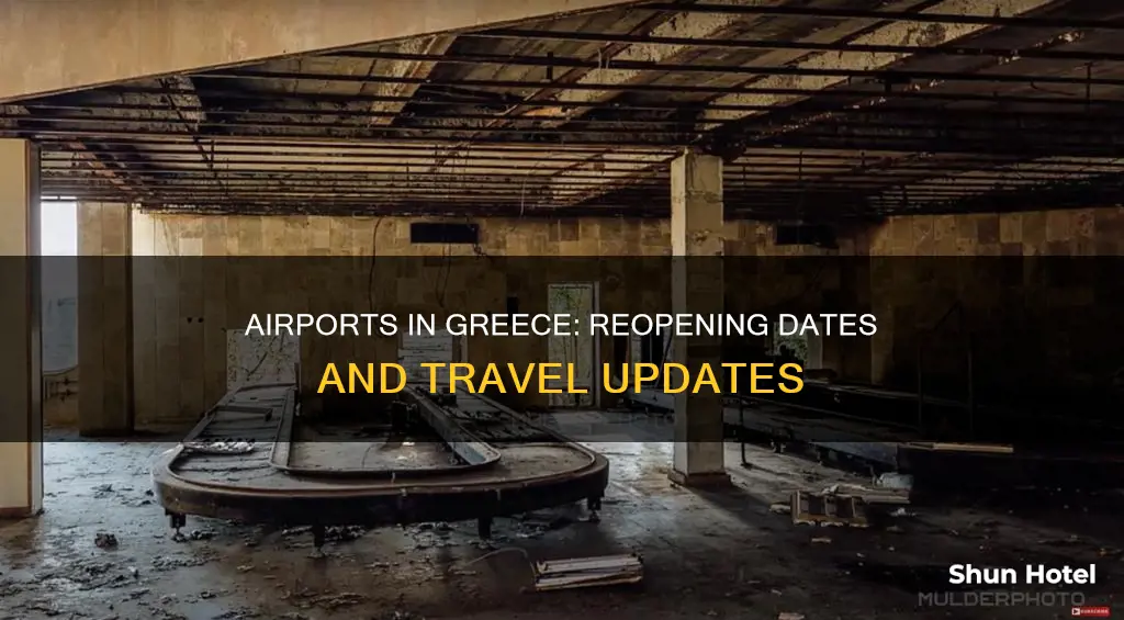 when will airports reopen in greece