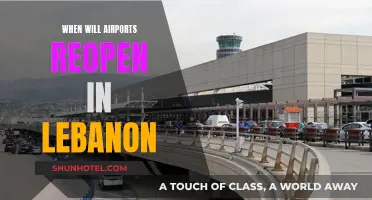 Airports in Lebanon: Reopening Plans and Predictions