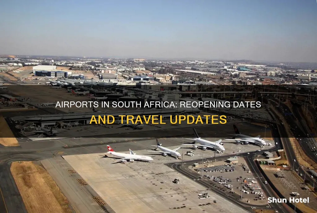 when will airports reopen south africa