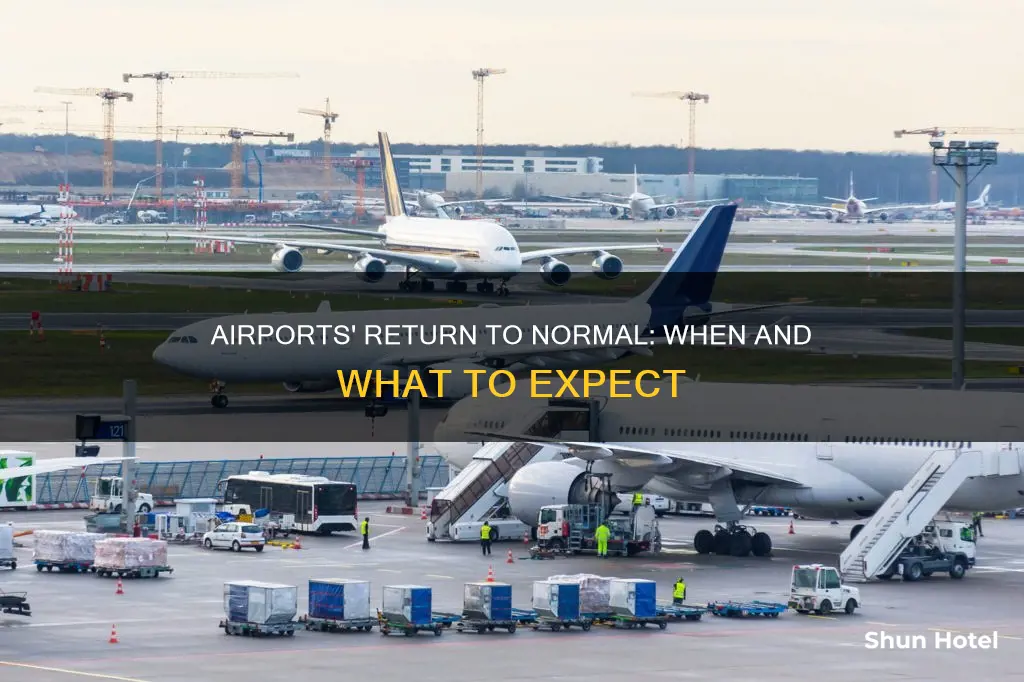 when will airports return to normal