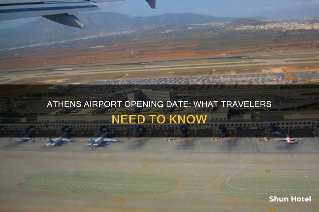 when will athens airport open