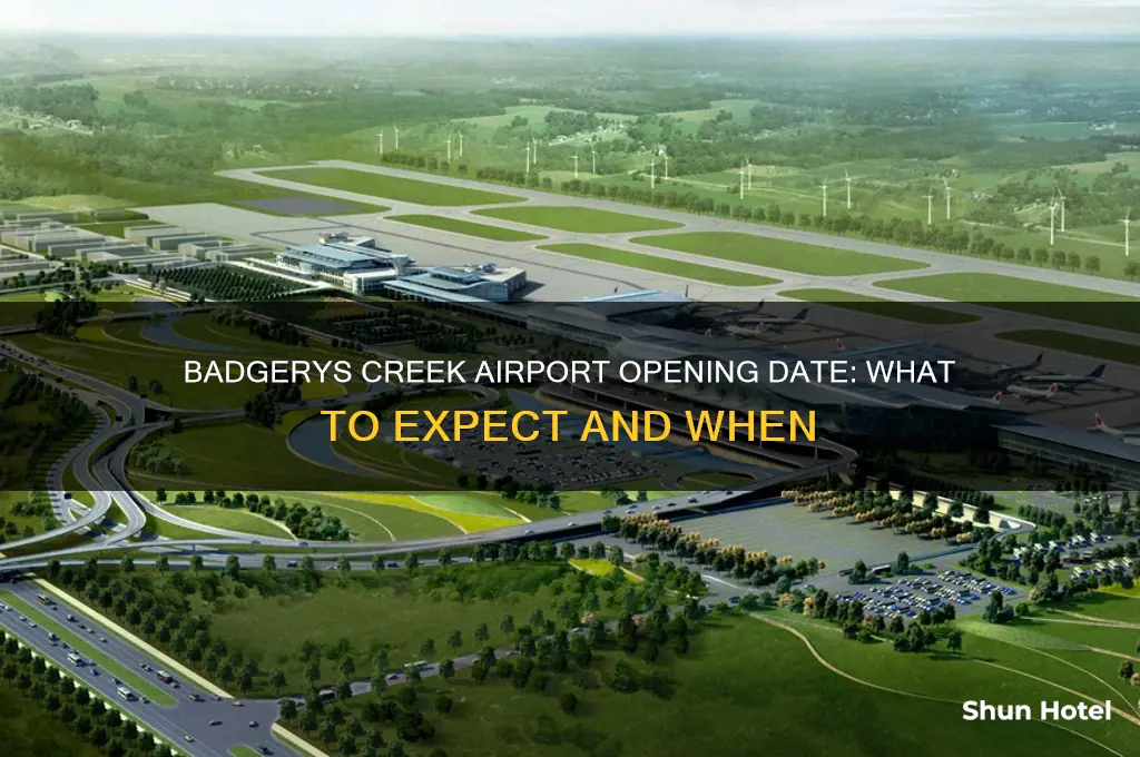 when will badgerys creek airport open