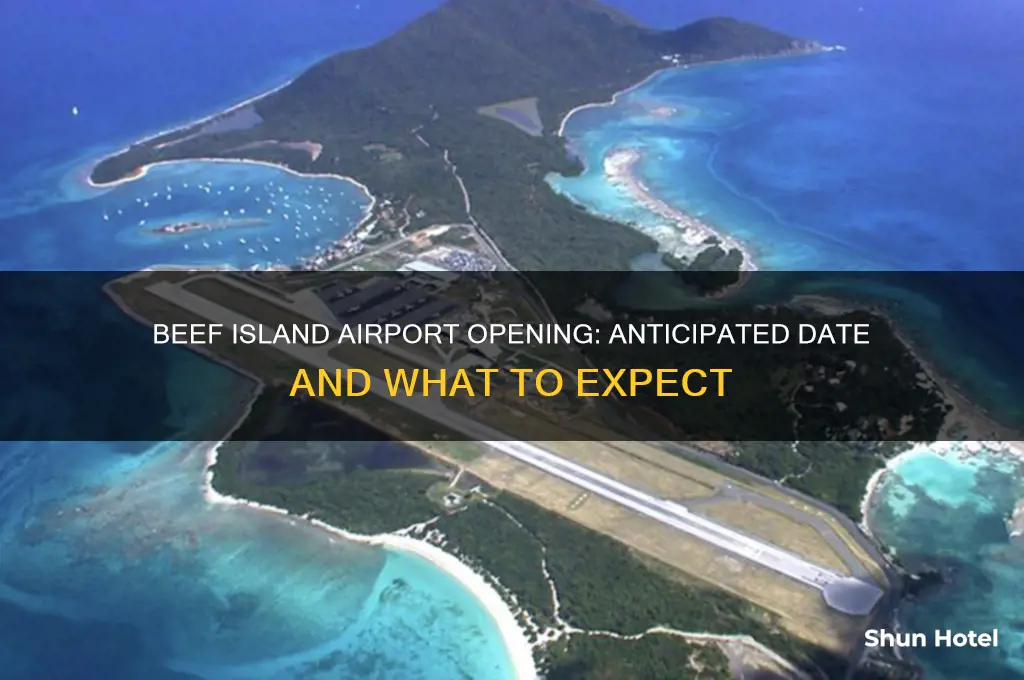 when will beef island airport open