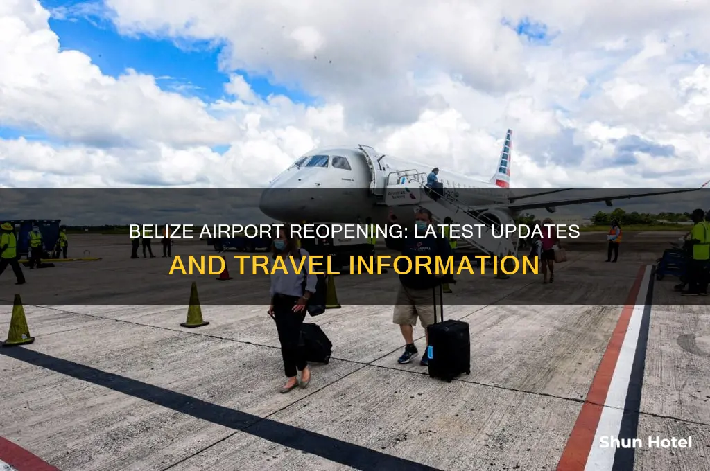 when will belize airport open