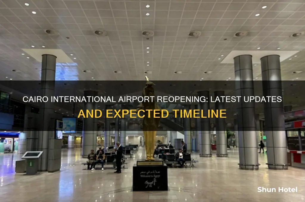 when will cairo international airport open