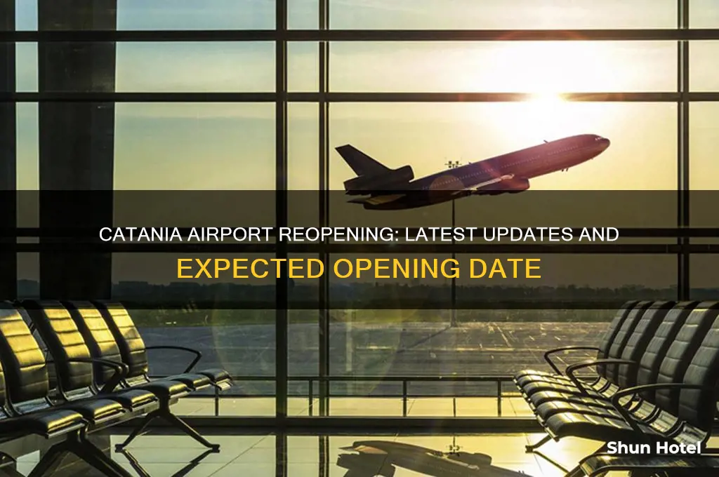 when will catania airport open